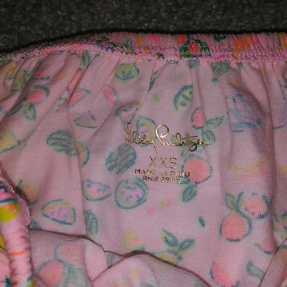 NWT Sz XXS Lilly Pulitzer Off-Shoulder Ruffle Top - Picture 5 of 11